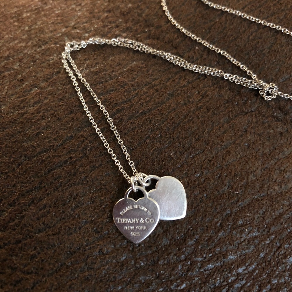 Tiffany Sterling Silver Hearts Necklace